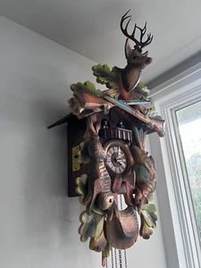 Reloj de cuco de caza de 24 pulgadas de alto - Imagen 1 de 10