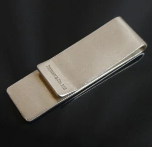 Authentic Tiffany & Co. Money Clip 1837 Sterling Silver #3625 - Picture 1 of 7