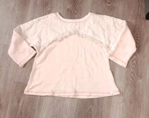 Lucky Brand Girls Cream Fringe Boho Sweater Size XL - Picture 1 of 13