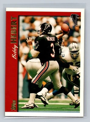1997 Topps #79 Bobby Hebert Atlanta Falcons - Image 1 of 2