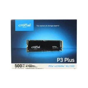 SSD Crucial P3 Plus 500 Go 3D NAND NVM PCIe M.2 - Photo 1/3