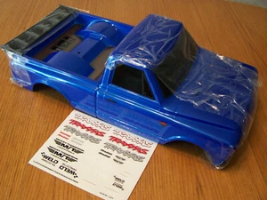 For Traxxas Drag Slash Blue C10 Chevrolet Painted Body & Wing Grill Bumper Decal - Picture 1 of 7