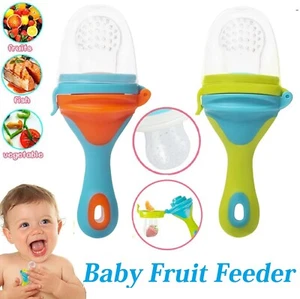 Baby Food Feeder Fruit Pacifier Food Fruit Feeding Teether for Toddlers Food - Picture 1 of 16