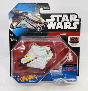 Hot Wheels Die-Cast STAR WARS™ GHOST™ Includes Flight Navigator - Picture 1 of 7