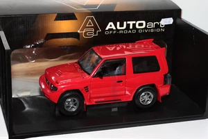 1:18 Mitsubishi Pajero Evolution (1997) | rosso | Autoart 77132 | modellino auto IMBALLO ORIGINALE - Foto 1 di 6