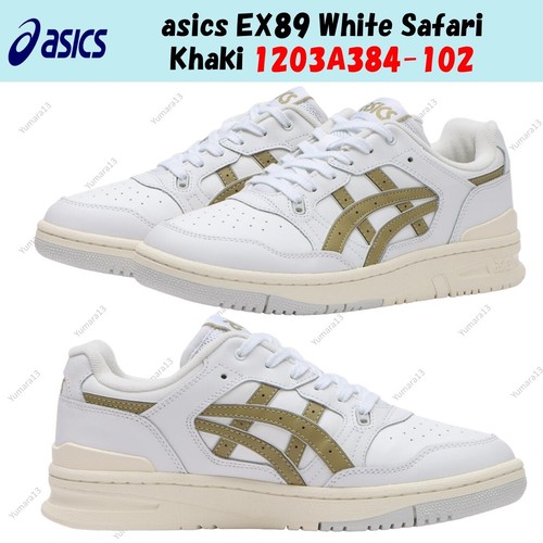 asics EX89 White Safari Khaki 1203A384 102 taglia uomo