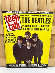 Teen Talk The Beatles Valuable Collectors Edition May 1964 Teenage Magazine - Picture 1 of 8