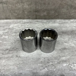 Lot Of 2 K-D 53 8128 28mm Shallow Metric Socket, 1/2” Drive, 12 Point, USA Made - Bild 1 von 9