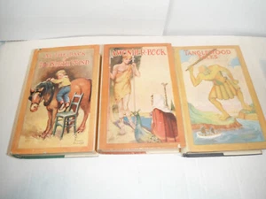 vintage lot of 3 saalfield publishing books hawthorne macdonald in box - Picture 1 of 6