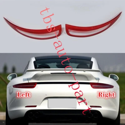 LH&RH side Tail light Lens Cover Replace For Porsche 991.1 911 2013-2016  - Imagem 1 de 4