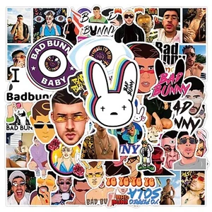 20 BAD BUNNY Vinyl Stickers, reggaeton, bad bunny stickers, decal - Picture 1 of 11