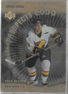 1999-00 Upper Deck Gold Reserve #335 Bryan Kazarian PRO RC /2500 - Picture 1 of 2