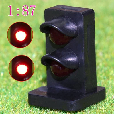 JTD871RR 5PCS HO scale LEDs made Dwarf Signals for Railway signal 2 Aspects - Image 1 of 4