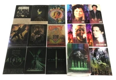 1998 INKWORKS ALIEN LEGACY TRADING CARD BASE CARD SET + 3-LEVEL CHASE CARD SETS - Image 1 of 4