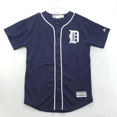 Detroit Tigers Baseball Jersey Youth XL 18/20 MLB Cabrera 24 Majestic Cool Base - Image 1 of 4