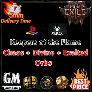Path of Exile Divine Orbs XBOX / PS5  POE 1 Keepers of the Flame League SC🚀 - Picture 1 of 1