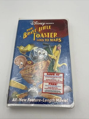 Disney The Brave Little Toaster Goes To Mars VHS Video Tape RARE NEW Sealed Foto 1 de 4