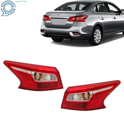 For Nissan Sentra 16-18 Outer Tail Light Driver+Passenger LH+RH Side Brake Lamp - Image 1 of 4