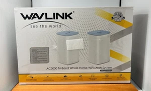 WavLINK AC3000 Tri-Band Whole Home WiFi Mesh System (Halo Polar x2) - Picture 1 of 6