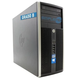 HP 6200 PRO MT i3 RAM 4GB SSD 120GB PC COMPUTER FISSO MINI TOWER WIN10 PRO DVD - Foto 1 di 5