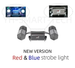 JZ JIZHI T30 Spotlight with Red and Blue Flash for DJI Mavic 3E/3T Drone - Picture 1 of 4