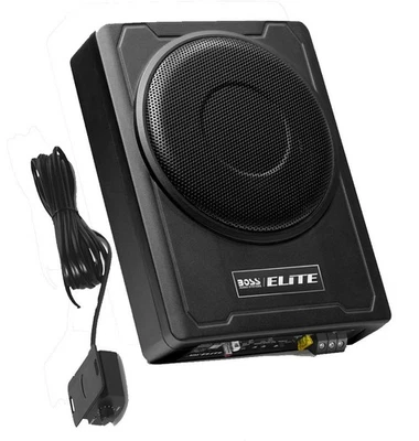 Boss Audio SLIM8 8" 800W Powered UnderSeat Car Subwoofer Amplified Sub - Image 1 of 2