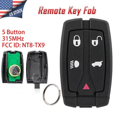 para Land Rover LR2 2008 2009 2010 2011 2012 mando a distancia coche llavero 5B 315 MHz Foto 1 de 4