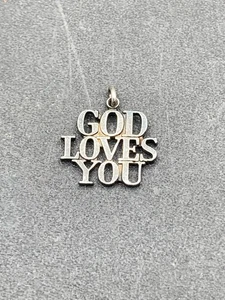 Tiffany & Co. Anhänger "Gott liebt dich" Sterlingsilber - Bild 1 von 5