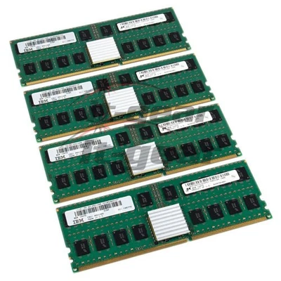 IBM 1923 0/32GB DDR2 Memory (4 x 8GB) DIMM Modules - Image 1 of 4