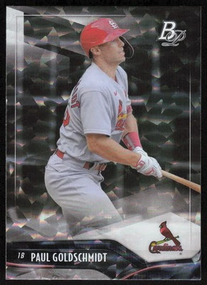 2021 Bowman Platinum Ice Foil #38 Paul Goldschmidt - Image 1 of 2