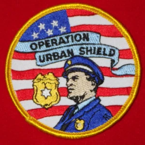 Operation Urban Shield - Vintage 1990's POLICE Morale Patch, Milwaukee -unused- - Bild 1 von 3