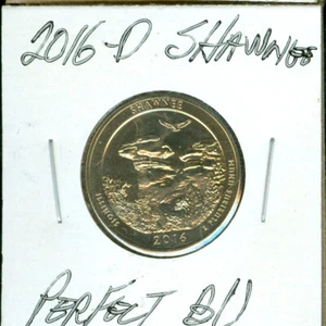 2016 D SHAWNEE PARK QUARTER PERFECT GRADE BU 99 CENTS SHIPPING - Picture 1 of 2