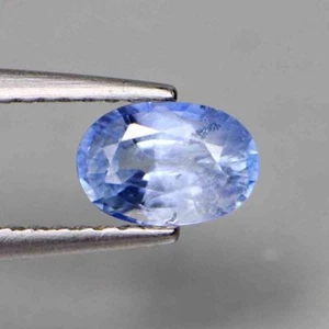 0.90 Ct Natural Sapphire Nice Blue Unheated Ceylon Gemstones - Picture 1 of 5