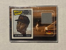 Joe Morgan 2001 Topps American Pie Rookie Reprints #BBRR-JM Jersey Relic