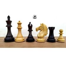 Alban Series Chess Pieces only Ebonies - Boxwood king 4''