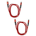 2x Cable 1m red Thunderbolt 3 >> Lightning for Apple Mac mini