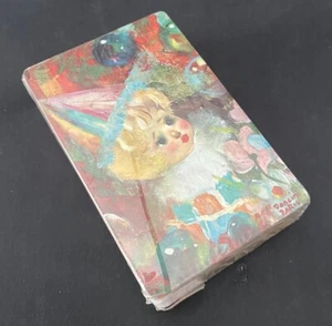 Vintage Clown Playing Cards Factory Sealed Dencini Daris - Picture 1 of 3