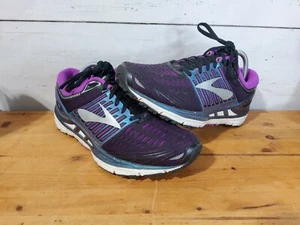 Brooks Transcend 5 Road Running Shoes Women's  Size 8 (US) Black Purple 3D Fit  - Picture 1 of 7