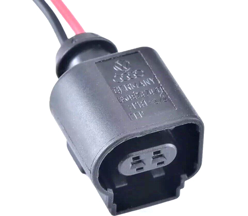 Sensor de temperatura do líquido de arrefecimento conector de 2 pinos chicote de fios para 2010-2014 Audi A5 - Imagem 1 de 3