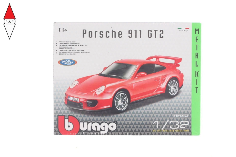MODELLINO BBURAGO PORSCHE 911 GT2 1/32 METAL KIT - Immagine 1 di 1