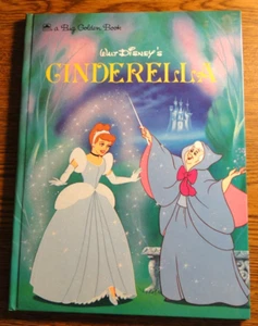 A BIG GOLDEN BOOK - WALT DISNEY'S CINDERELLA , 1986 - Picture 1 of 6