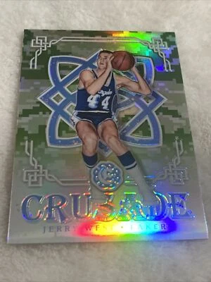 2016-17 Panini Excalibur Crusade Camo #84 Jerry West HOF Los Angeles Lakers - Image 1 of 2