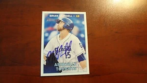 2016 TOPPS HERITAGE # 79 BRIAN MUNDELL  AUTOGRAPHED BASEBALL CARD - Picture 1 of 2