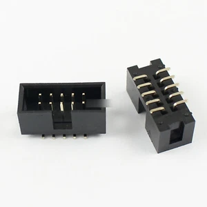 5Pcs 2.54mm 2x5 Pin 10 Pin SMT SMD Male Shrouded Box Header PCB IDC Connector - Bild 1 von 6