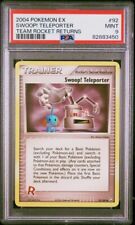 PSA 9 Mint Pokemon Swoop! Teleporter 2004 EX Team Rocket Returns #92 Non Holo