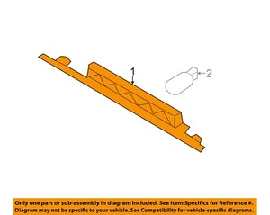 FORD OEM-High Mount 3rd Third Brake Light-Lamp 8T4Z13A613A - Picture 1 of 2