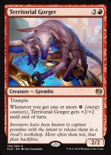 x1 Territorial Gorger R MTG Kaladesh M/NM, English - Image 1 of 1