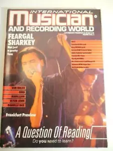 INTERNATIONAL MUSICIAN & RECORDING WORLD MAGAZINE LATE FEB 1986 FEARGAL SHARKEY - Imagen 1 de 3