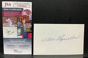 Allie Reynolds JSA Signed Autograph 3x5 Index Card NY Yankees Cleveland Indians - Picture 1 of 3