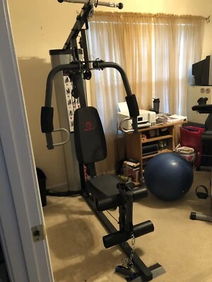 Sistema de gimnasio en casa Marcy MWM-988 150 lb máquina de apilamiento de pesas apenas usada Foto 1 de 4